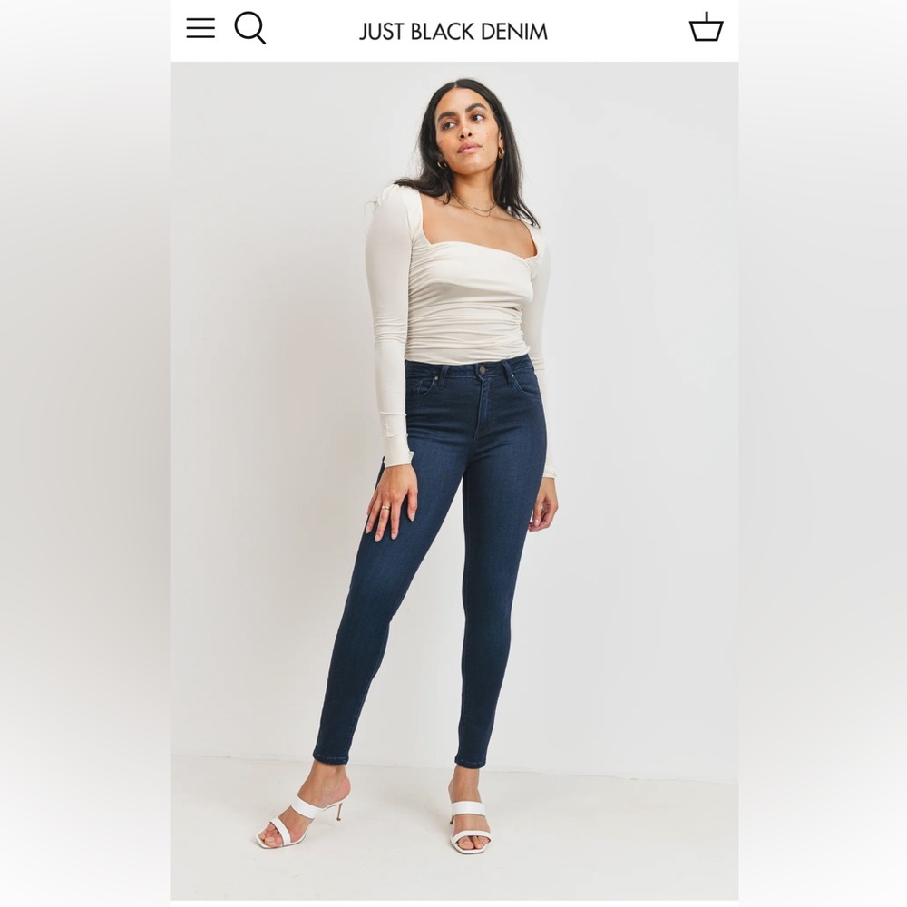 Just Black Denim Skinny Jeans